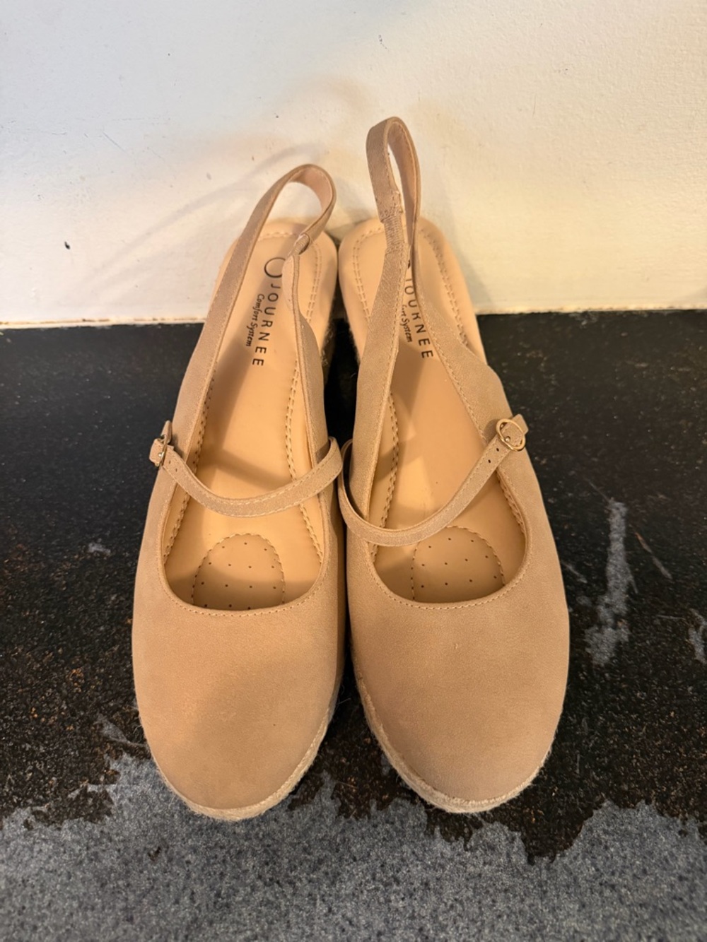 Journee Asmyna Espadrille Wedge Sandal - Picture 2 of 5
